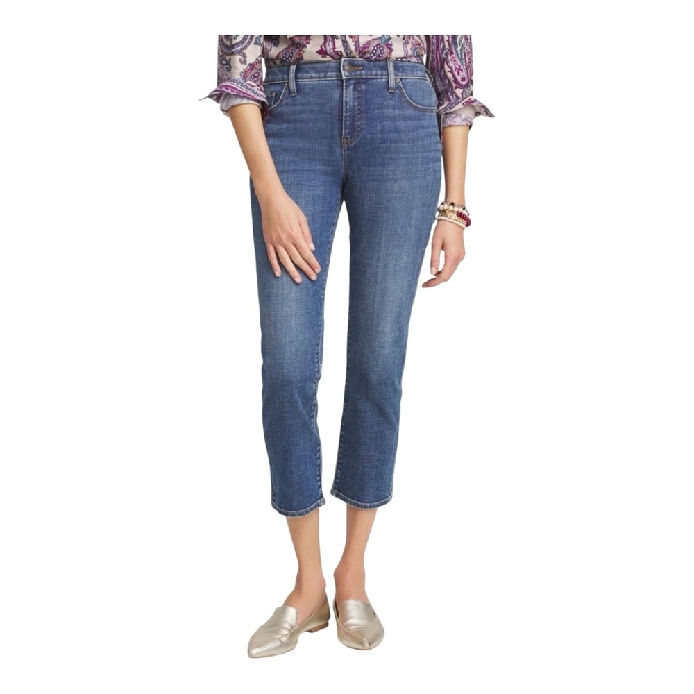 Chico's Pull On Indigo Cropped Jeans Sz 1.5 (10)